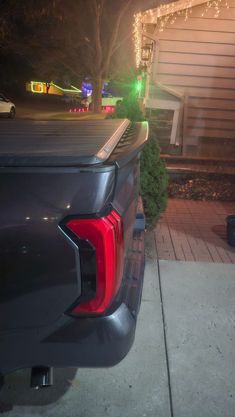 Customer photo review of 2022-Up Toyota Tundra Rear Trunk Tailgate Spoiler