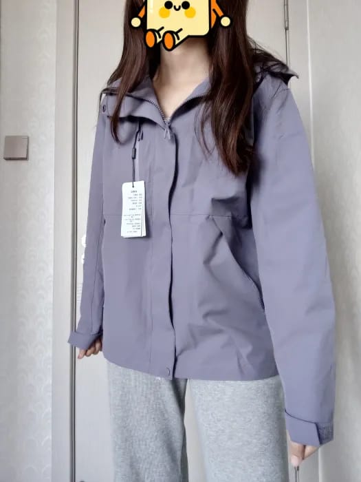 Customer photo review of Dames 3-in-1 Waterdichte Regenjas