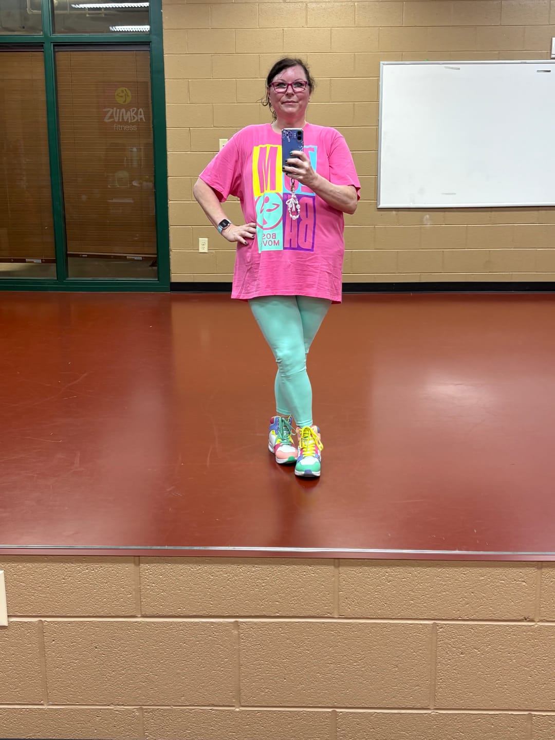 Customer photo review of Zumba International Women's Day Tee