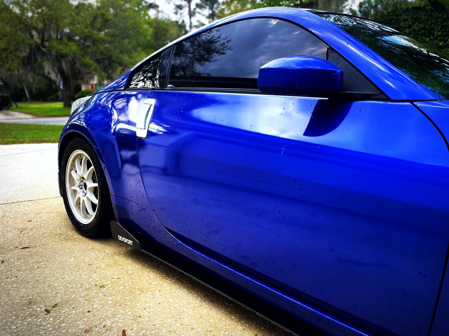 Customer photo review of DevSport Side Skirt Splitters (2003-2008 Nissan 350z / G35)