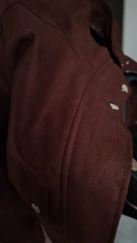 Customer photo review of Sienna Faux Suede Jacket