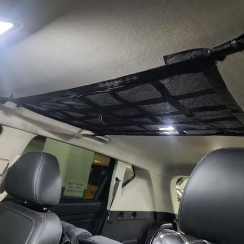 Customer photo review of Ultimate Car Overhead Cargo Net