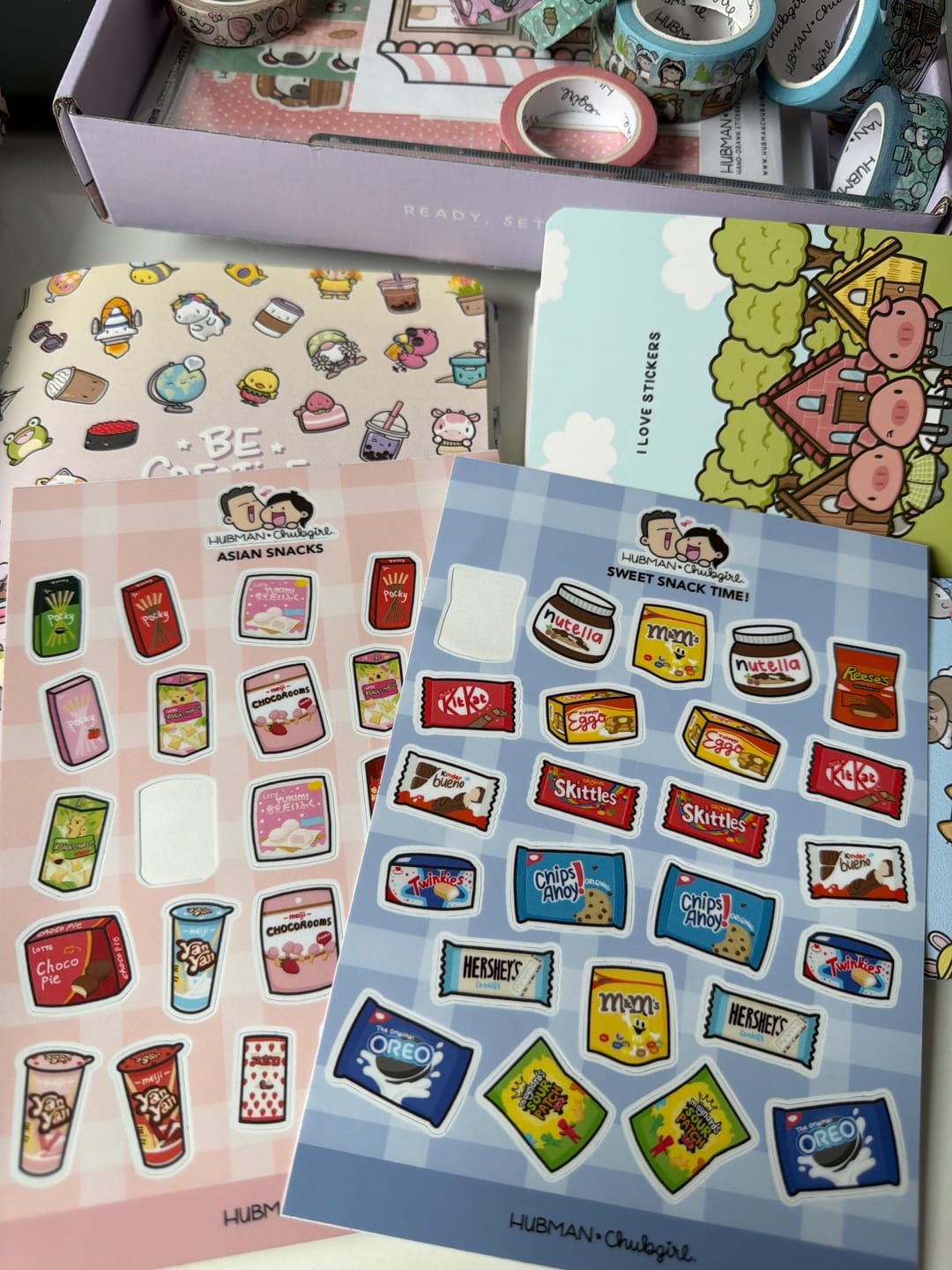Customer photo review of Sticker Sheet - Sweet Snack Time!