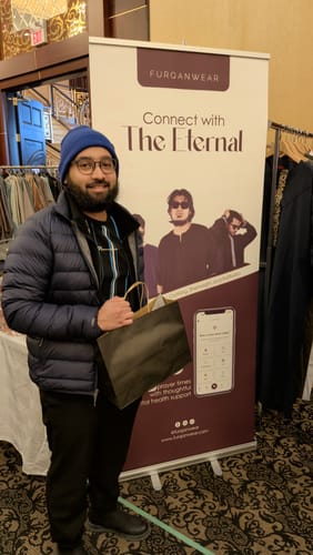 Customer photo review of Blue Moroccan thobe