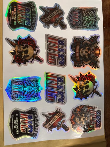 Avis photo d'un client sur Pack 1 (Stickers) = 1 participation