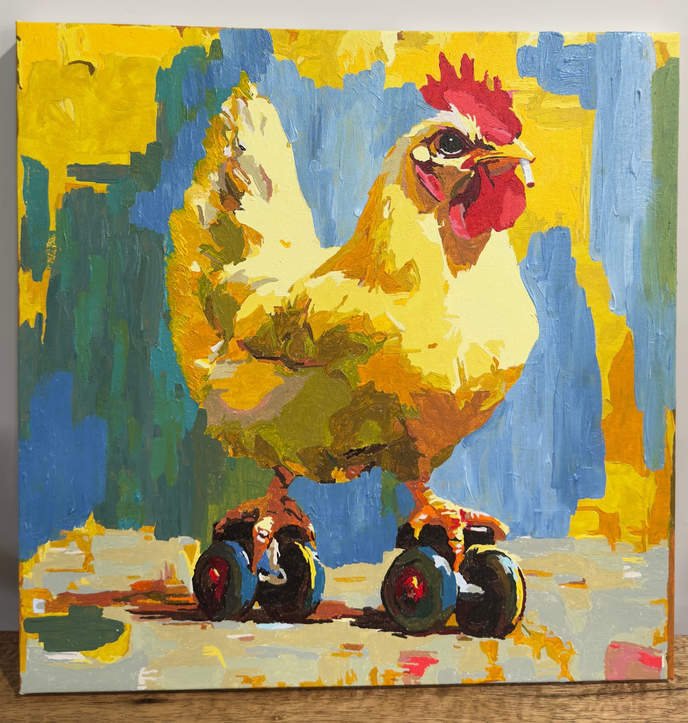 Customer photo review of Roller Skating Chicken