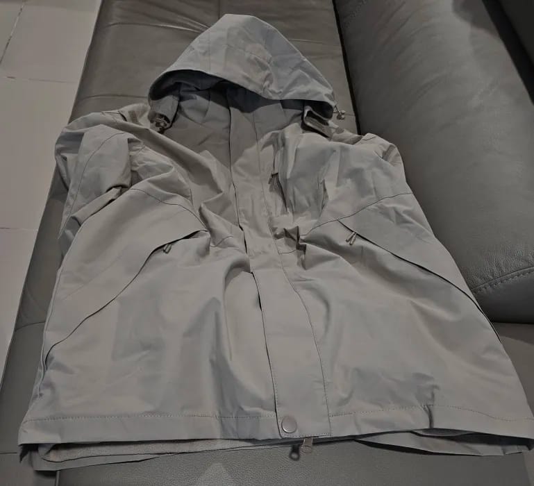 Customer photo review of Dames 3-in-1 Waterdichte Regenjas