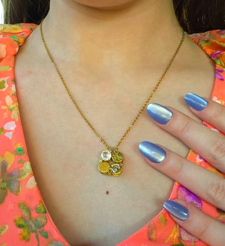 Customer photo review of Wings Necklace