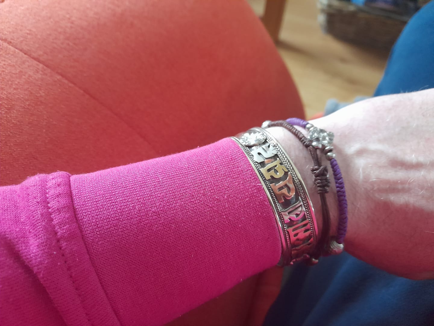 Customer photo review of Bracelet Mani Cuivre