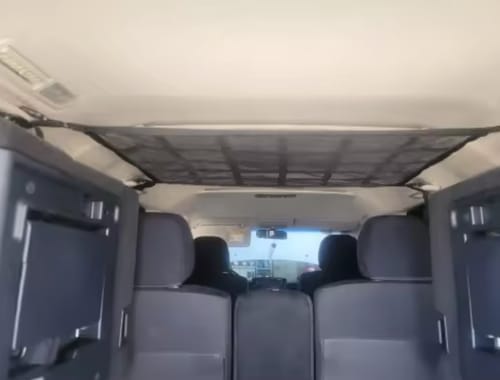 Customer photo review of Ultimate Car Overhead Cargo Net