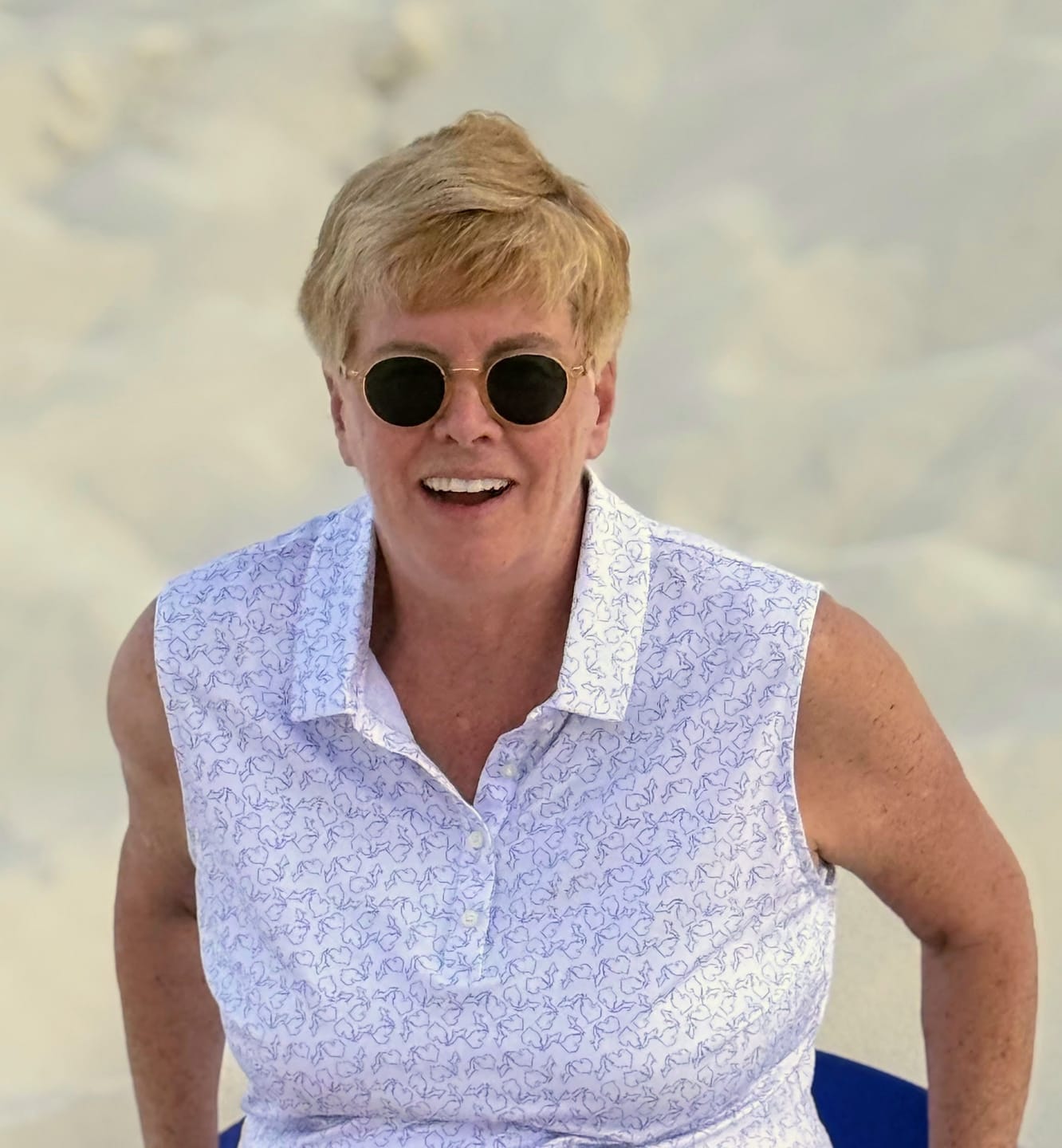 Customer photo review of The Course Women's Polo (Sleeveless)