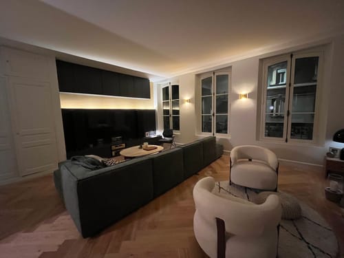 Customer photo review of Panneau acoustique en bois | Chêne Noir | De première qualité