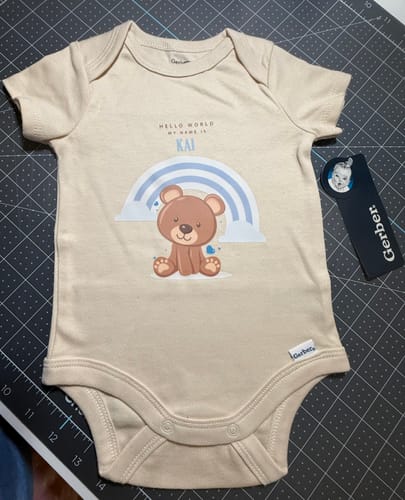 Customer photo review of DTF Transfers Upload Your Gang Sheet