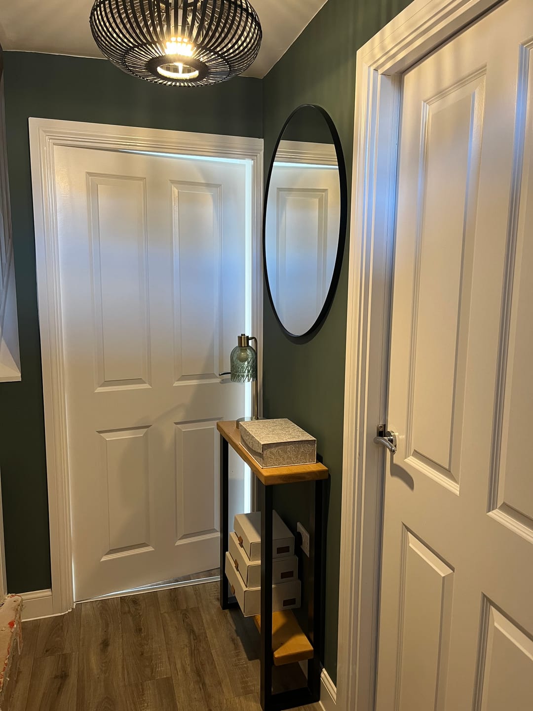 Customer photo review of Console Table with Shelf 22.5cm Depth | 84cm High