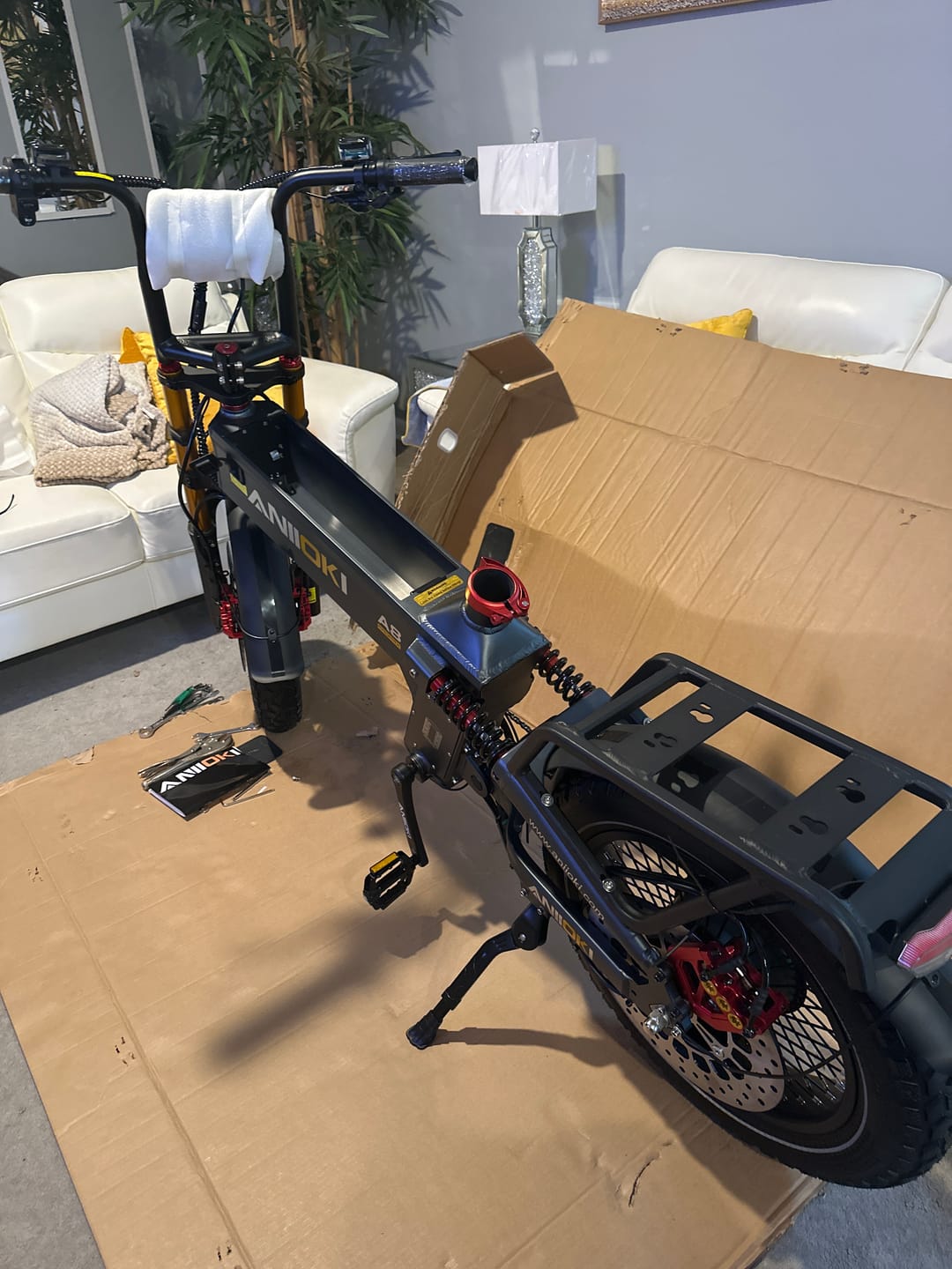 Customer photo review of ANIIOKI  A8 Pro Max 60V Dual Motor eBike