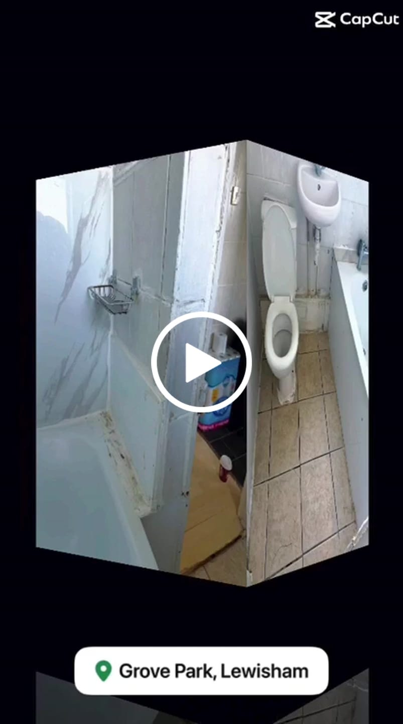 Customer video review of Premium Grey Stone Marble Gloss Shower Wall Panel - 1M x 2.4M