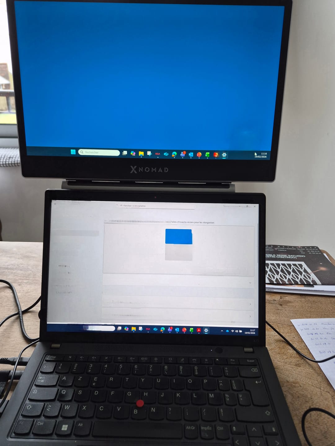 Customer photo review of X2 Plus® Mono Écran Portable 15,6" - Gain de place & Ergonomie