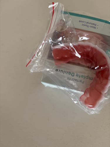 Customer photo review of 🦷  Fit Full Functional DenturesMake you more confident-Made in the USA & FDA-Certified
