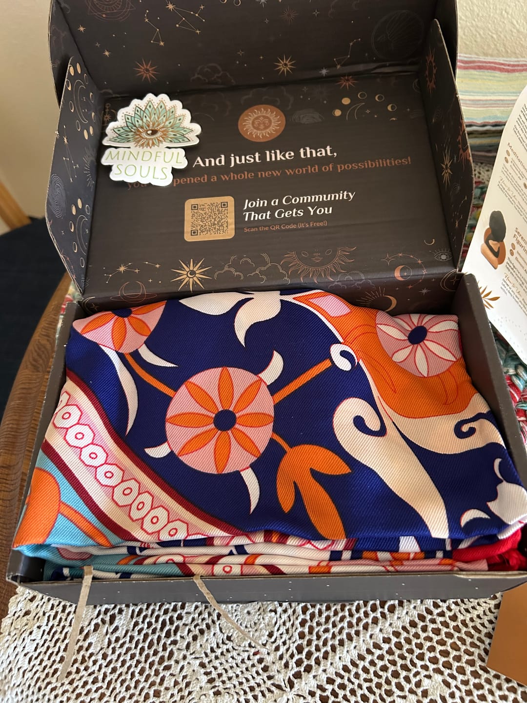 Customer photo review of Mindful Subscription Box