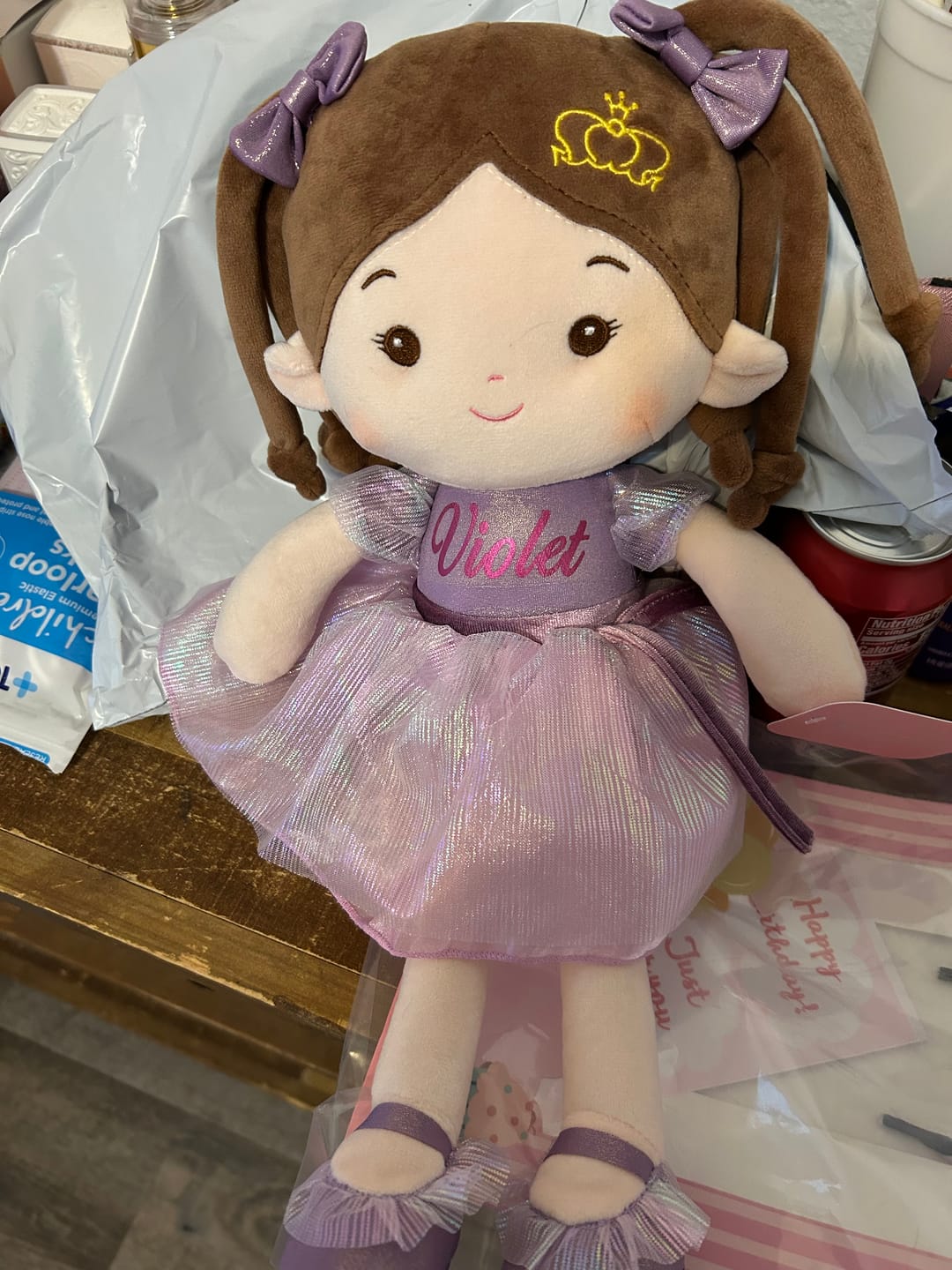 Customer photo review of Personalized Princess Coral - Violet