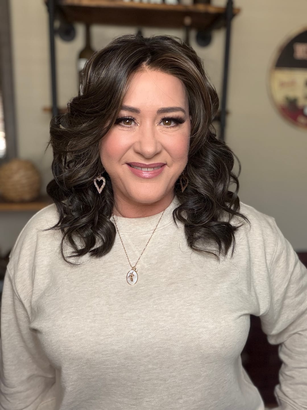 Customer photo review of BOMBSHELL BEAUTY - Toasted Expresso