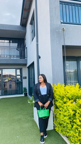 Customer photo review of Green Mini Tote Bag