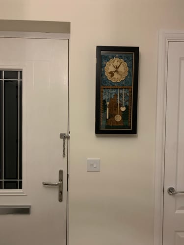 Customer photo review of WEASLEY FAMILY™ 3D WOOD CLOCK