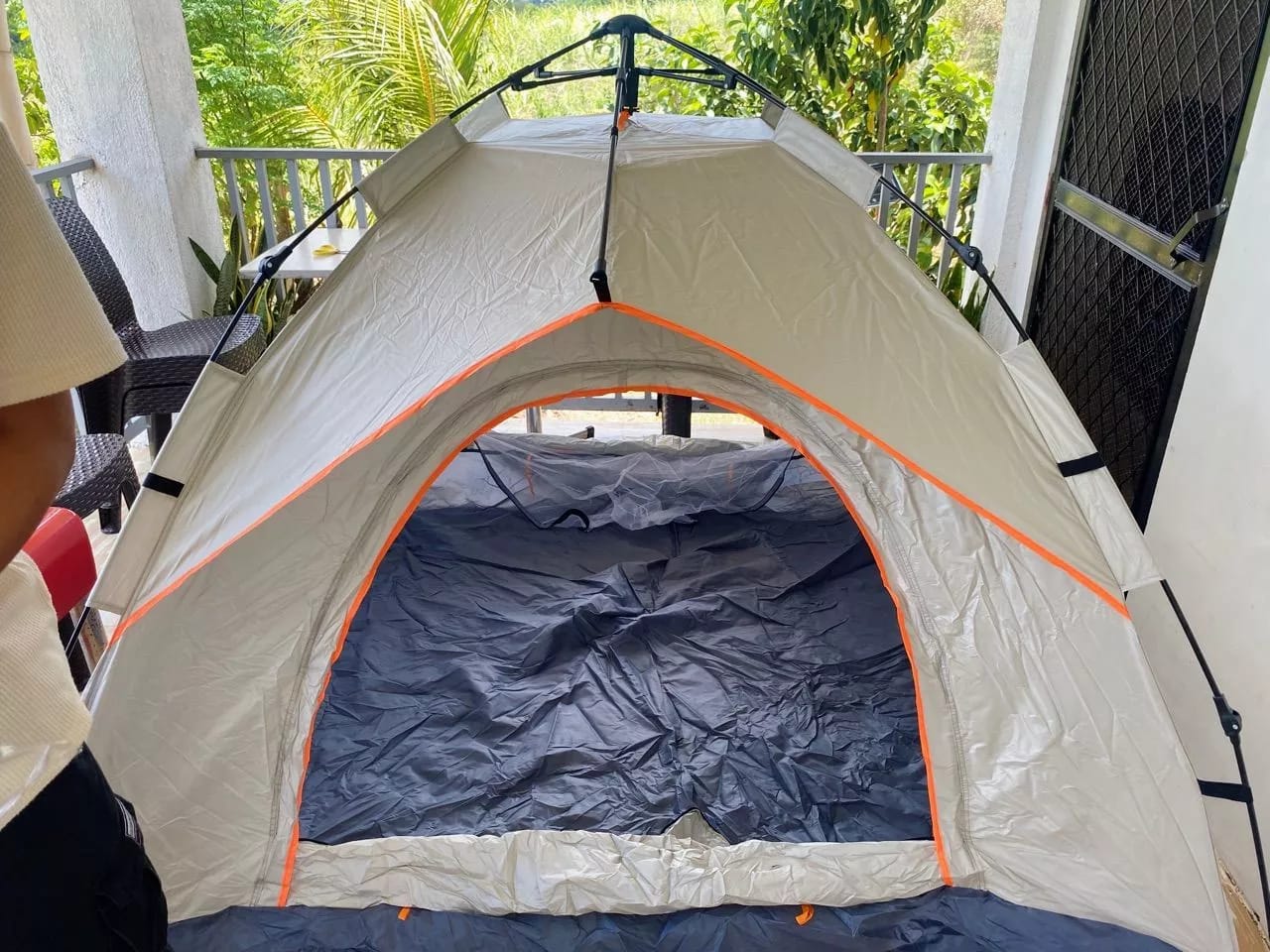 Customer photo review of Naturwide Outdoor Tent – Automatisch Opzetten in 3 Seconden