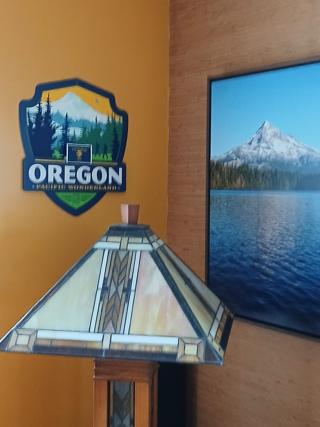 Customer photo review of Oregon State Badge 3D Metal Wall Art