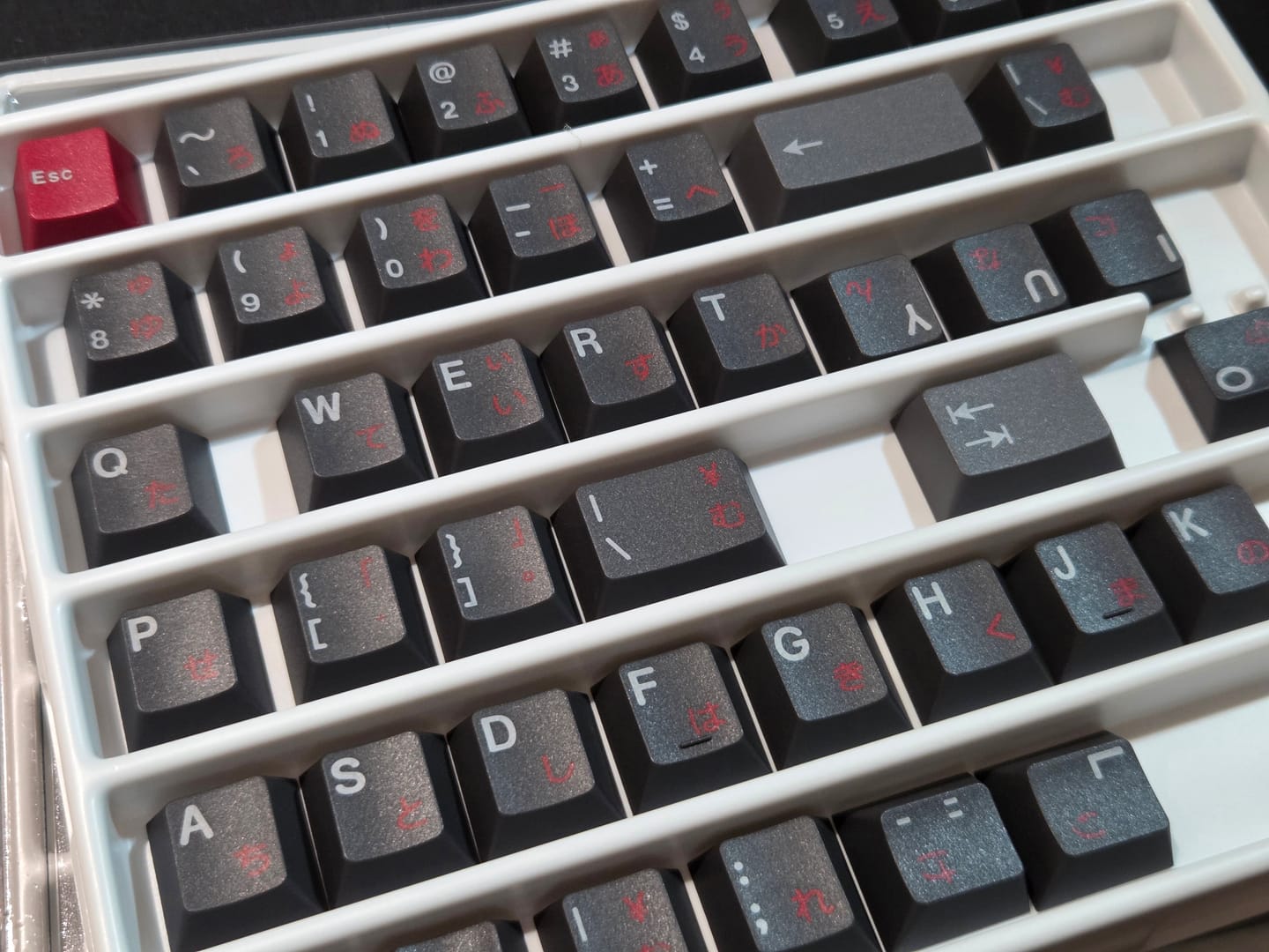 Customer photo review of KEYKOBO NICHIRIN ABS TRIPLE-SHOT KEYCAP SET PRE-ORDER