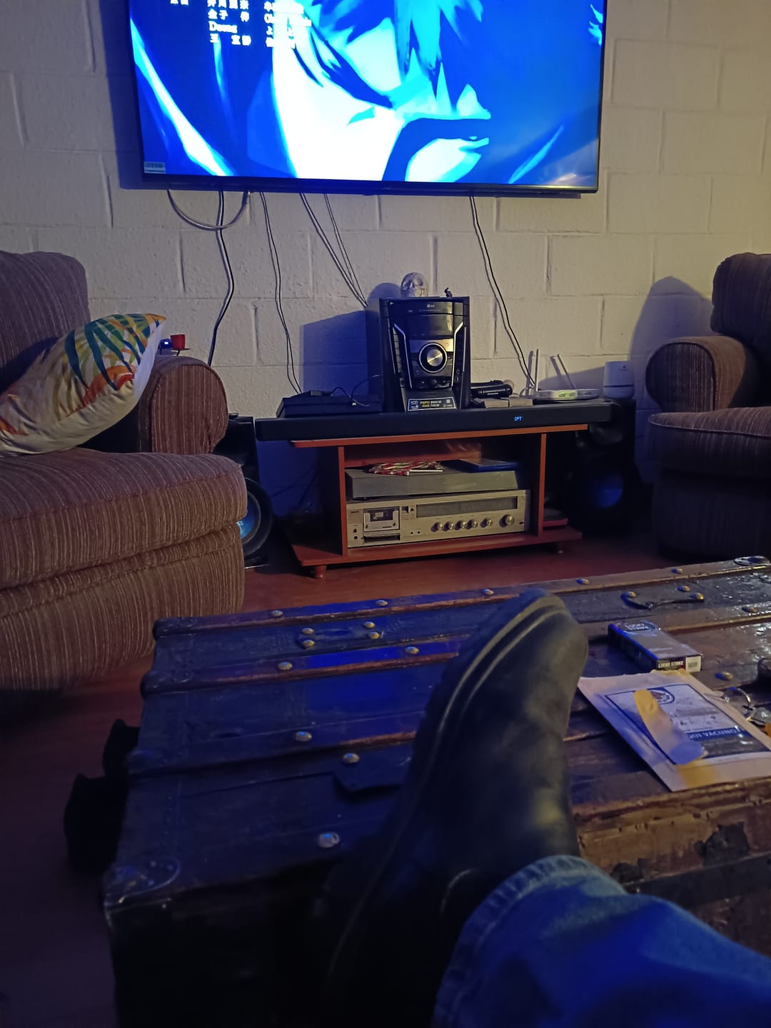 Customer photo review of Botín Original 2 Negro Rústico Hombre