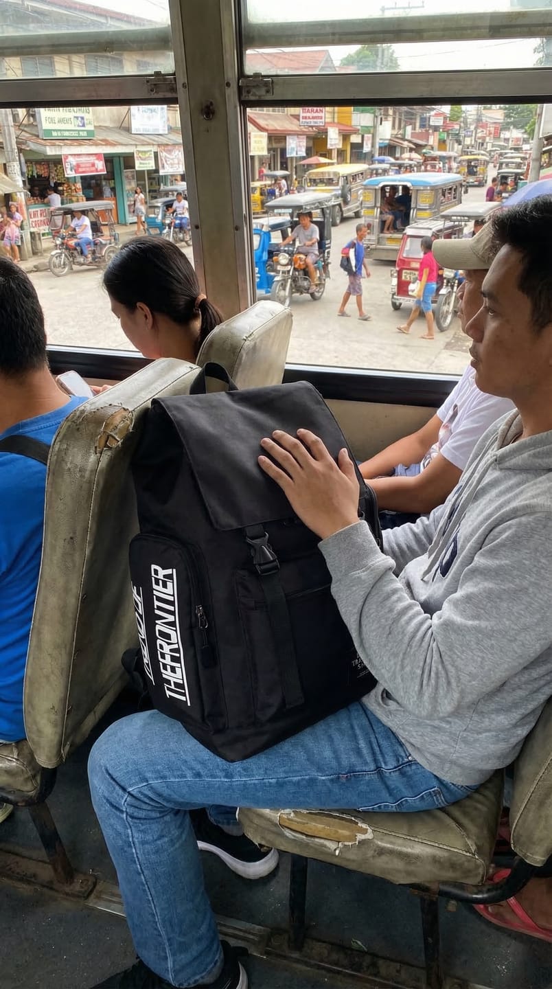 Customer photo review of All-In-One Travel & Work Backpack | Fits 16″ Laptop + Multiple Compartments