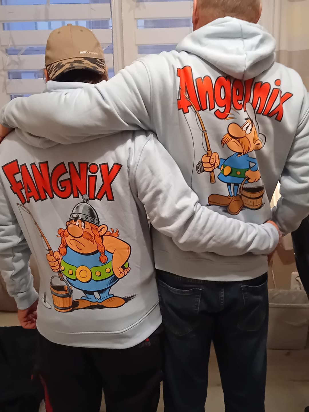 Customer photo review of Angelnix - Premium Hoodie #Backprint