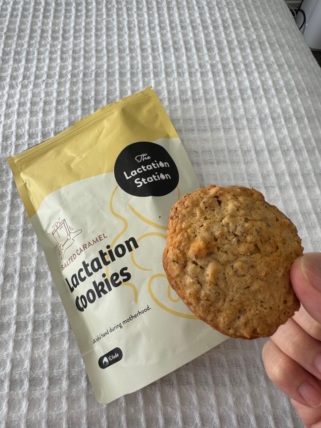 Customer photo review of White Choc Lactation Cookies