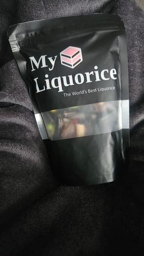 Customer photo review of Hard Boiled Violet & Liquorice - mildly salty sweets
