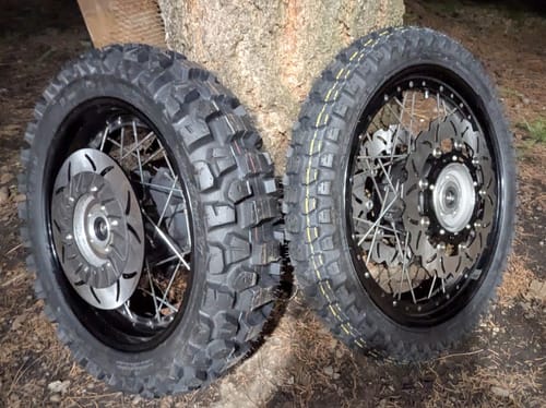 Customer photo review of Motoz Tractionator Desert H/T Hard Terrain Tube Type Front & Rear Tires