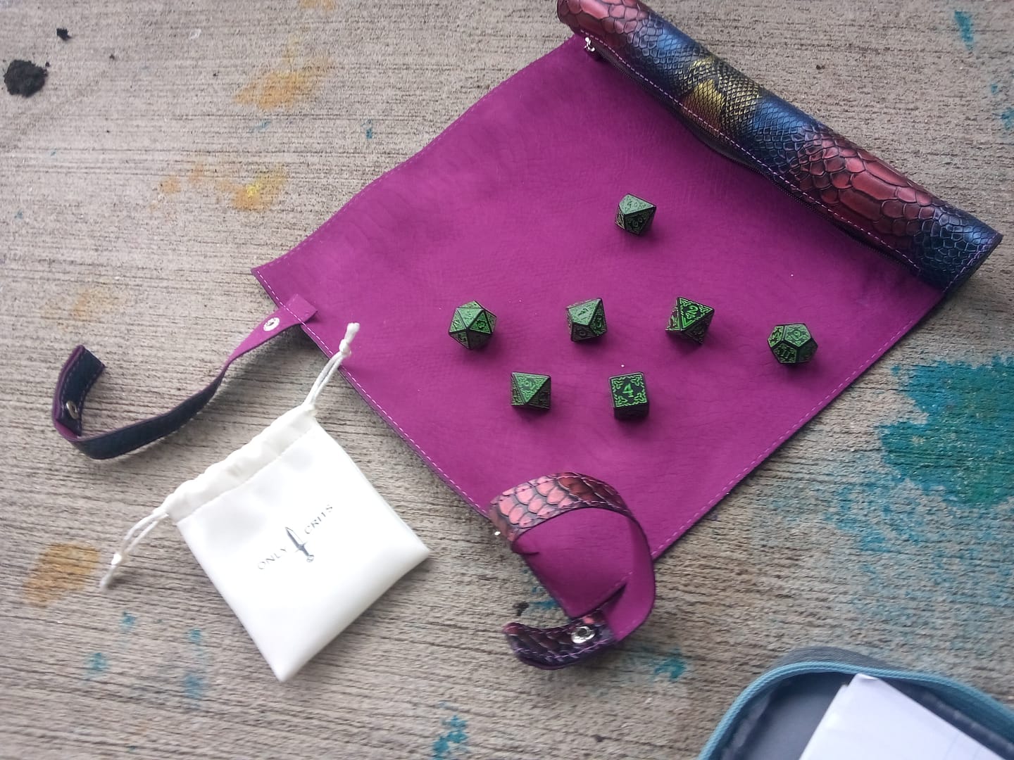 Customer photo review of Spell Scroll - Dice Tray & Case