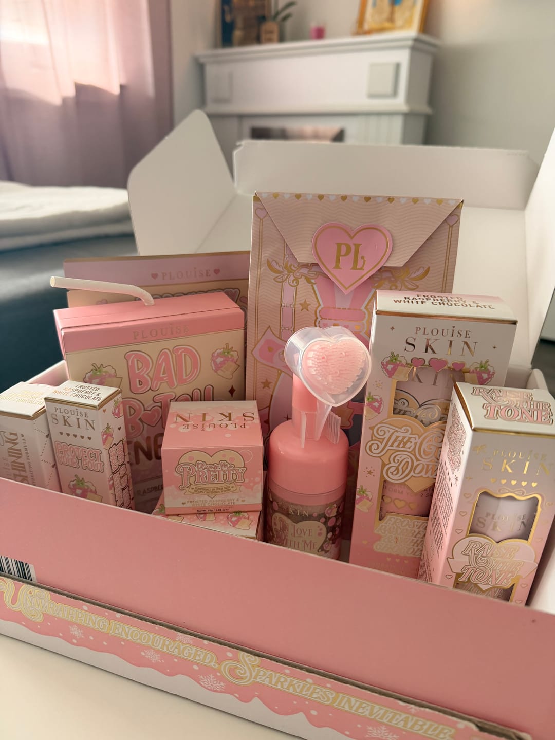 Customer photo review of P.Louise It Was The Night Before Christmas Skincare Set
