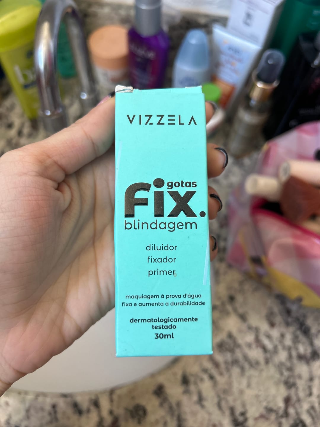 Customer photo review of Gotas Fix Blindagem - Vizzela