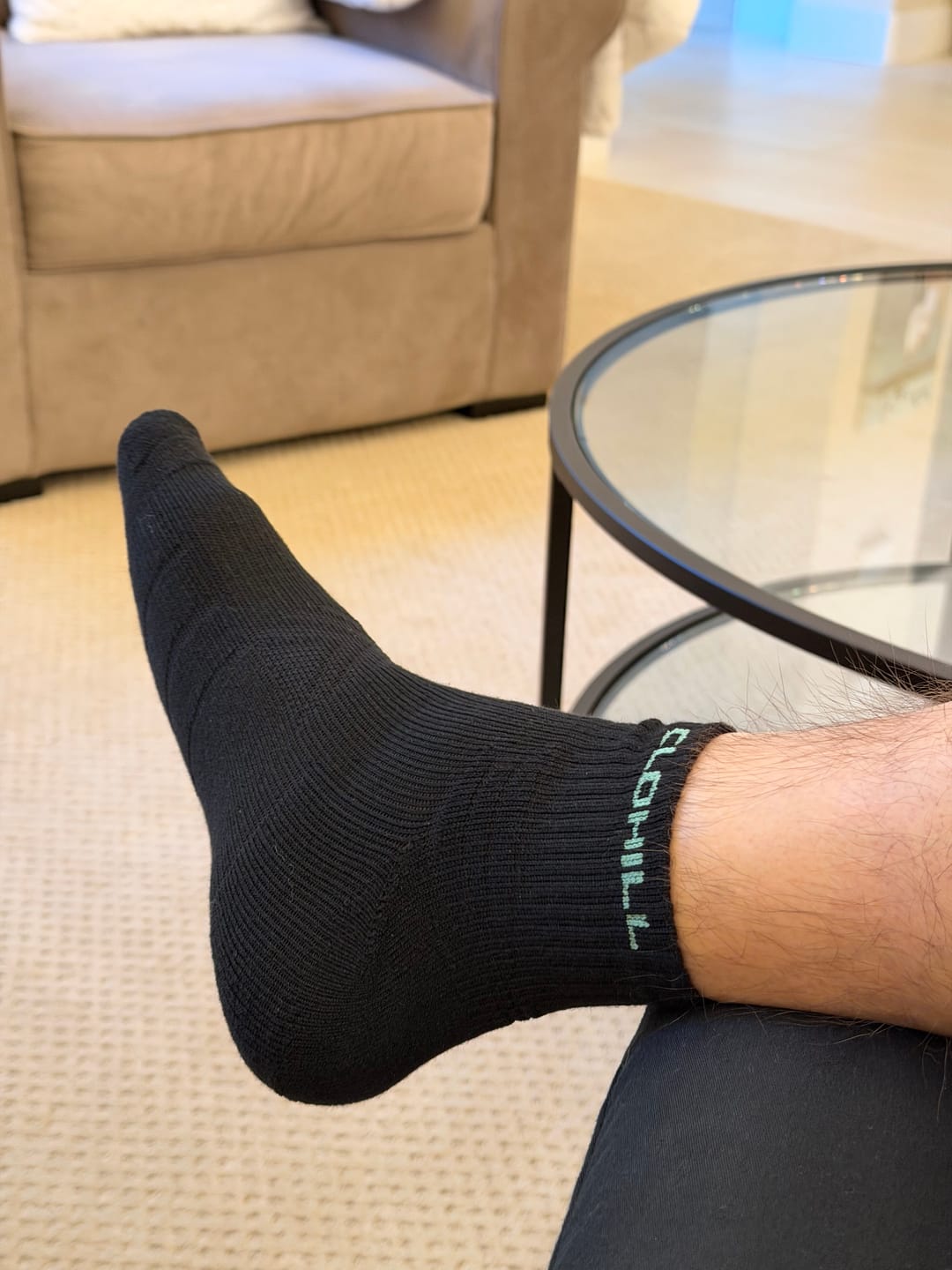 Customer photo review of Quarter Socks