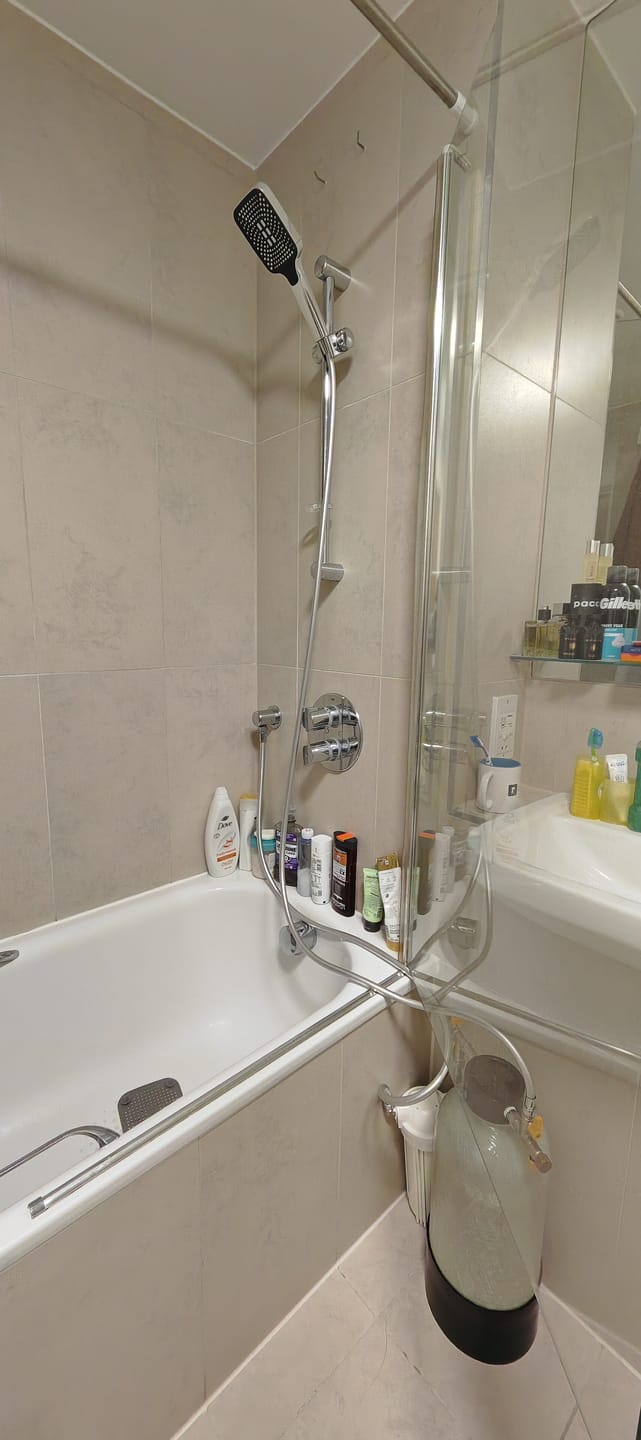 Customer photo review of Shower Water Softener System