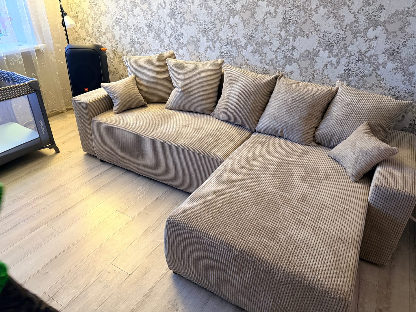 Customer photo review of Kampas “Plush” Cappuccino