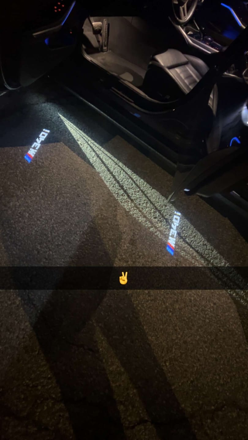 Customer photo review of BMW LED Car Door Welcome Logo Shadow Lights | G Chassis