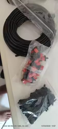 Customer photo review of 65ft Micro Drip Irrigation Kit – Adjustable Misting & Watering