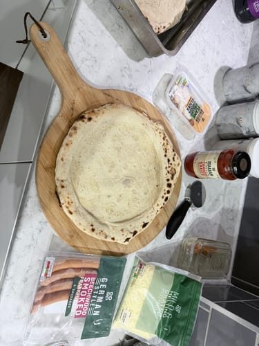 Customer photo review of Sourdough Pizza Bases