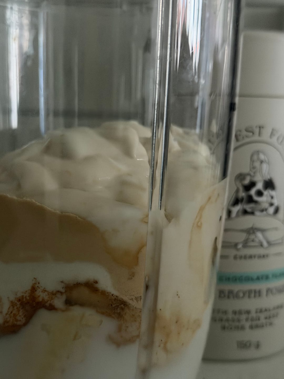 Customer photo review of White Chocolate Bone Broth Powder