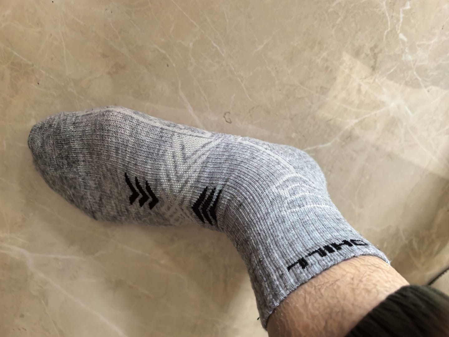 Customer photo review of Quarter Socks
