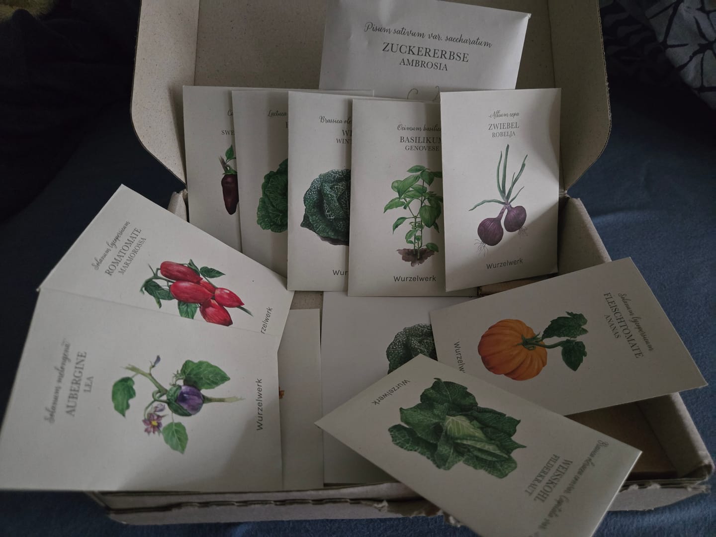Customer photo review of Saatgut-Abobox 'Gartengemüse'