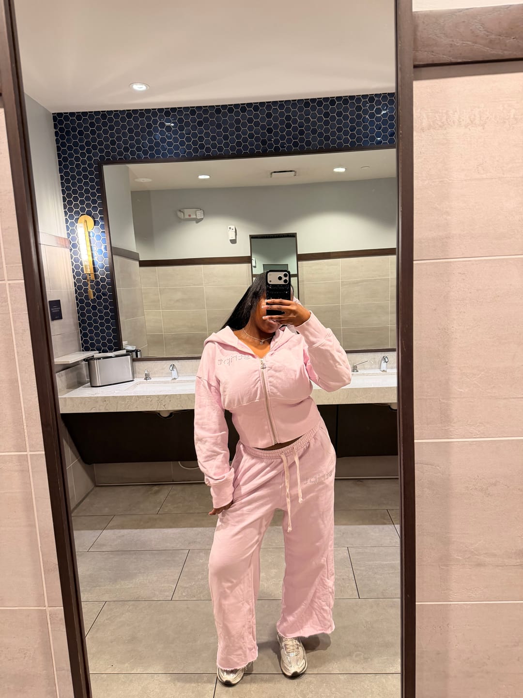 Customer photo review of BABY PINK CORSET HOODIE