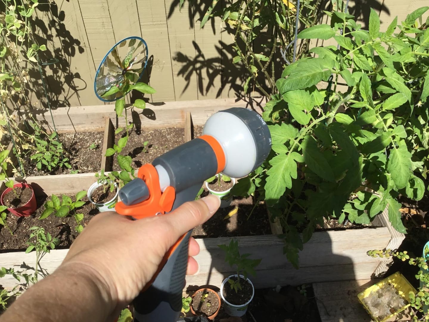 Customer photo review of Garten-Handbrause 8-in-1 – Rutschfest & Vielseitig